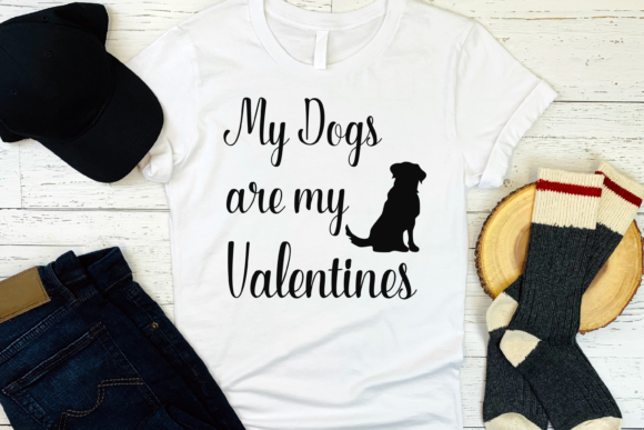 Reviewing My Dogs Are My Valentines Svg Funny for Embroidery