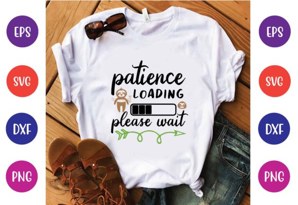 Reviewing Patience Loading Please Wait Svg for Stitching